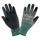 Guantes de nylon recubiertos de nitrilo arenoso, M, TRUPER GU-132