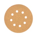 Paquete c/5 discos de lija 5' grano 40, 8 perforaciones DIRO-54