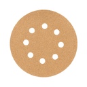 Paquete c/5 discos de lija 5' grano 60, 8 perforaciones DIRO-56