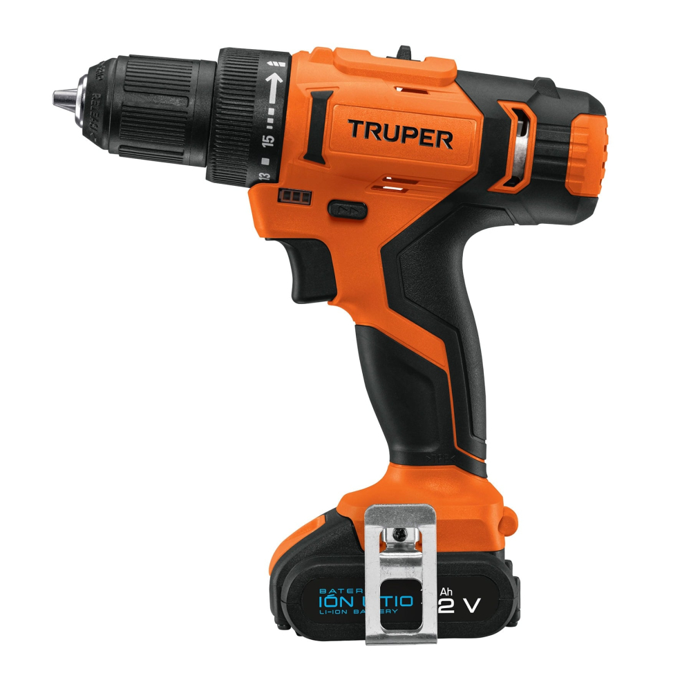 Taladro 3/8', 12V, 1 batería 2Ah, PRO TALI-12A2