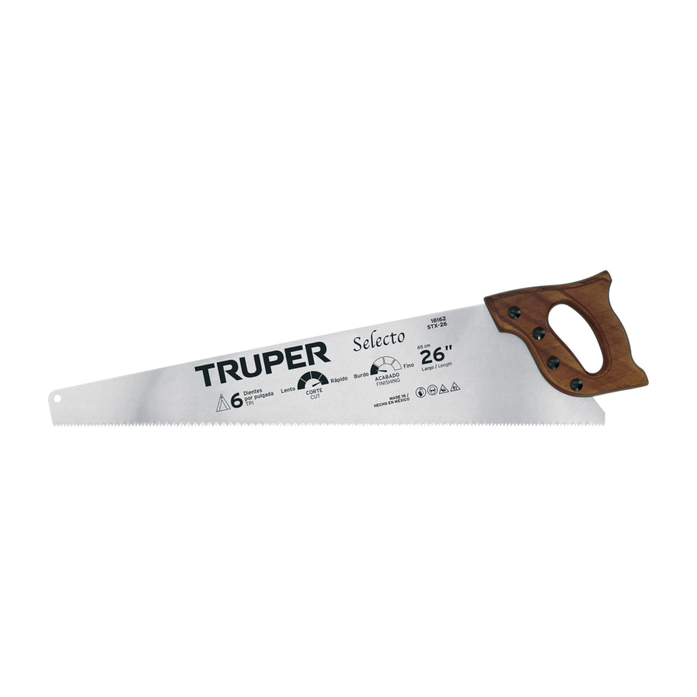 Serrucho 26' Selecto, 6 DPP, Truper STX-26
