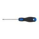 Desarmador de cruz 1/4' x 4' mango Comfort Grip, Pretul DP-1/4X4BP