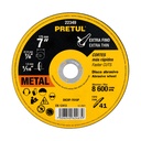 Disco Tipo 41 de 7' x 1.5 mm corte fino de metal, Pretul DICOF-7015P