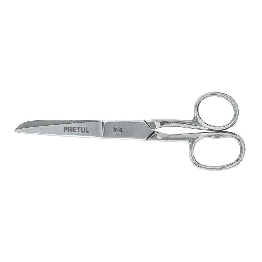 Tijera 6' ojo grande acero inoxidable para costura, PRETUL TP-8341-6