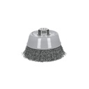 Carda copa 5' alambre ondulado fino, Multi-rosca, Truper CO-512MR
