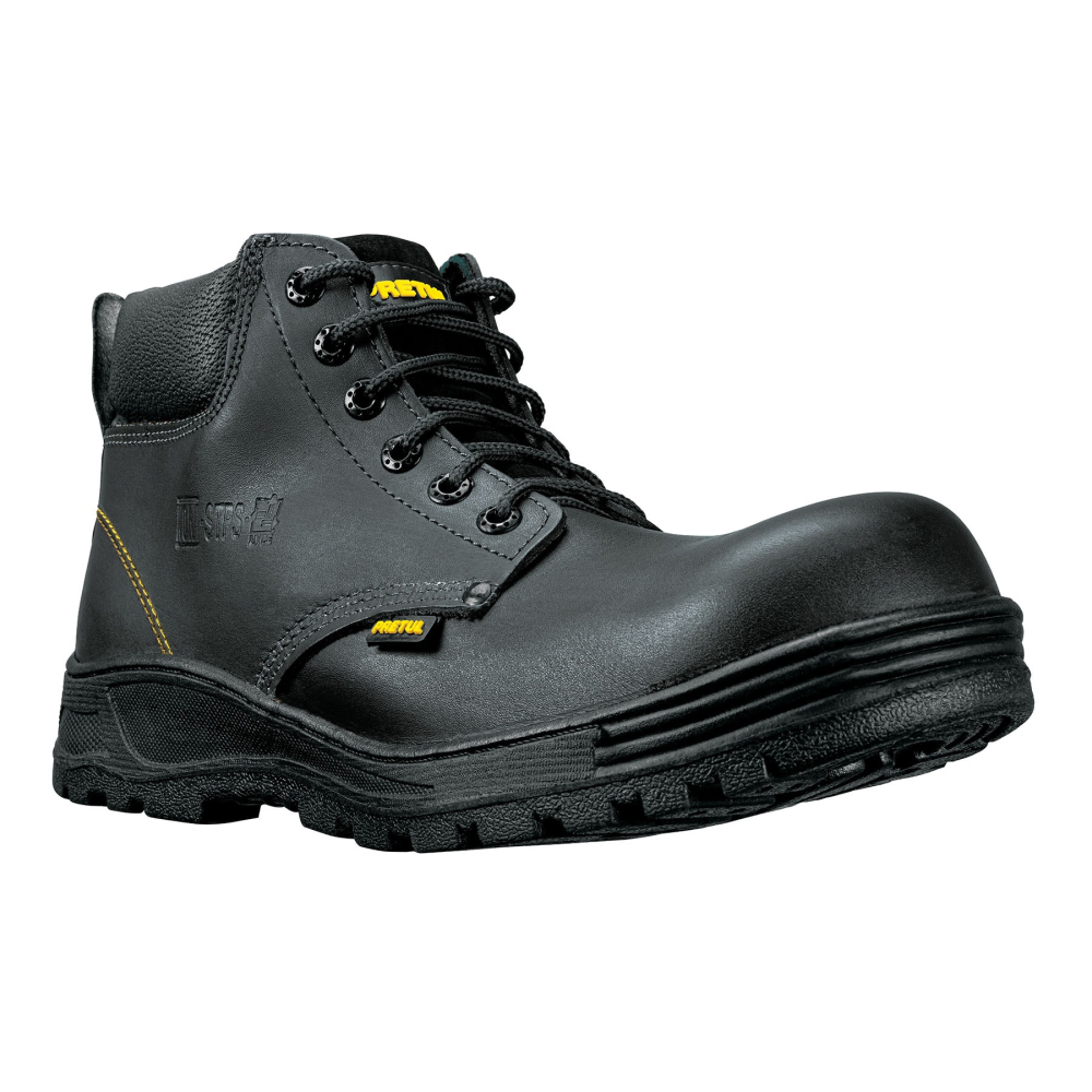 Bota de seguridad negra, #27, casquillo de poliamida, PRETUL ZC-027N
