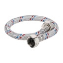 Manguera lavabo/fregadero, aluminio, 1/2'x1/2',40 cm, Basic FLA-40P