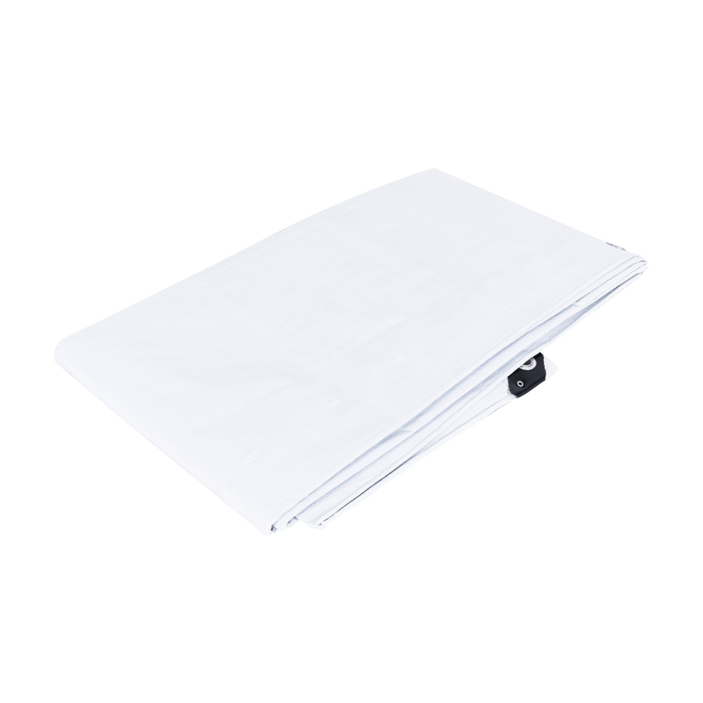Lona de polietileno 4 x 4 m, blanca, 110 g/m2, PRETUL LP-44B