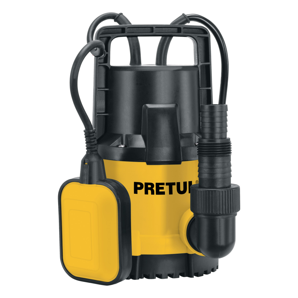 Bomba sumergible plástica, 1/2 HP para agua limpia, Pretul BOS-1/2LPP