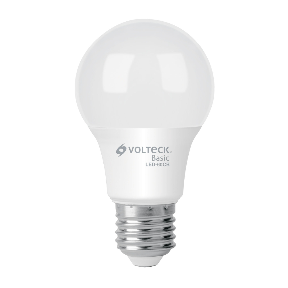 Lámpara LED A19 8 W (equiv. 60 W), luz cálida, caja, Basic LED-60CB