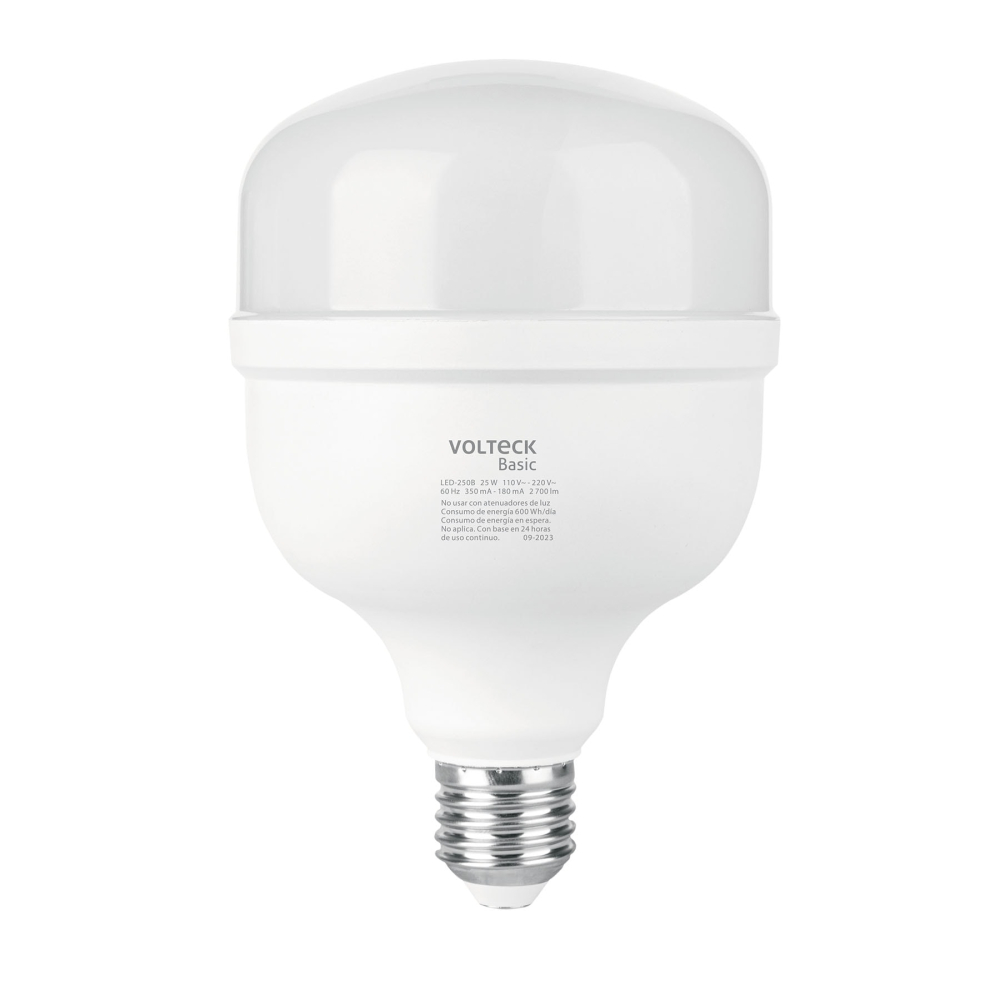 Lámpara LED alta potencia 25W (equiv. 250W) luz de día Basic LED-250B
