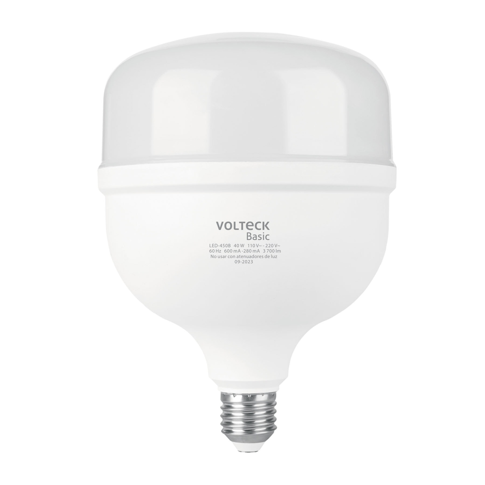 Lámpara LED alta potencia 40W (equiv. 400W) luz de día Basic LED-450B
