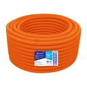 Metro de poliducto 1/2' corrugado flex. s/guía, rollo 50 m PF-1/2M