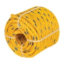 Kilo de cuerda amarilla de polipropileno 10 mm, rollo 1kg CUE-101K