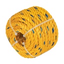 Kilo de cuerda amarilla de polipropileno 13 mm, rollo 1kg CUE-131K