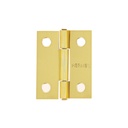 Bisagra rectangular 1-1/2' acero latonado, HERMEX BR-151