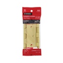 Bolsa c/2 bisagras cuadradas 3-1/2' latonado,cabeza redonda BC-351RB