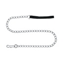 Correa de 1.2 m de paseo para perro, eslabón 4.5 mm, FIERO CAPE-45