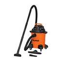 Aspiradora de sólidos y líquidos, 6 gal, plástica, Truper ASP-06