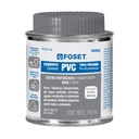 Cemento p/PVC, gris, máxima viscosidad, lata 145ml, FOSET PPVCV-145