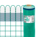 Rollo de 30 m x 0.9 m de malla mosquitera plástica verde TEMO-09PV