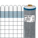 Rollo de 30 m x 0.6 m de malla mosquitera plástica gris TEMO-06PG