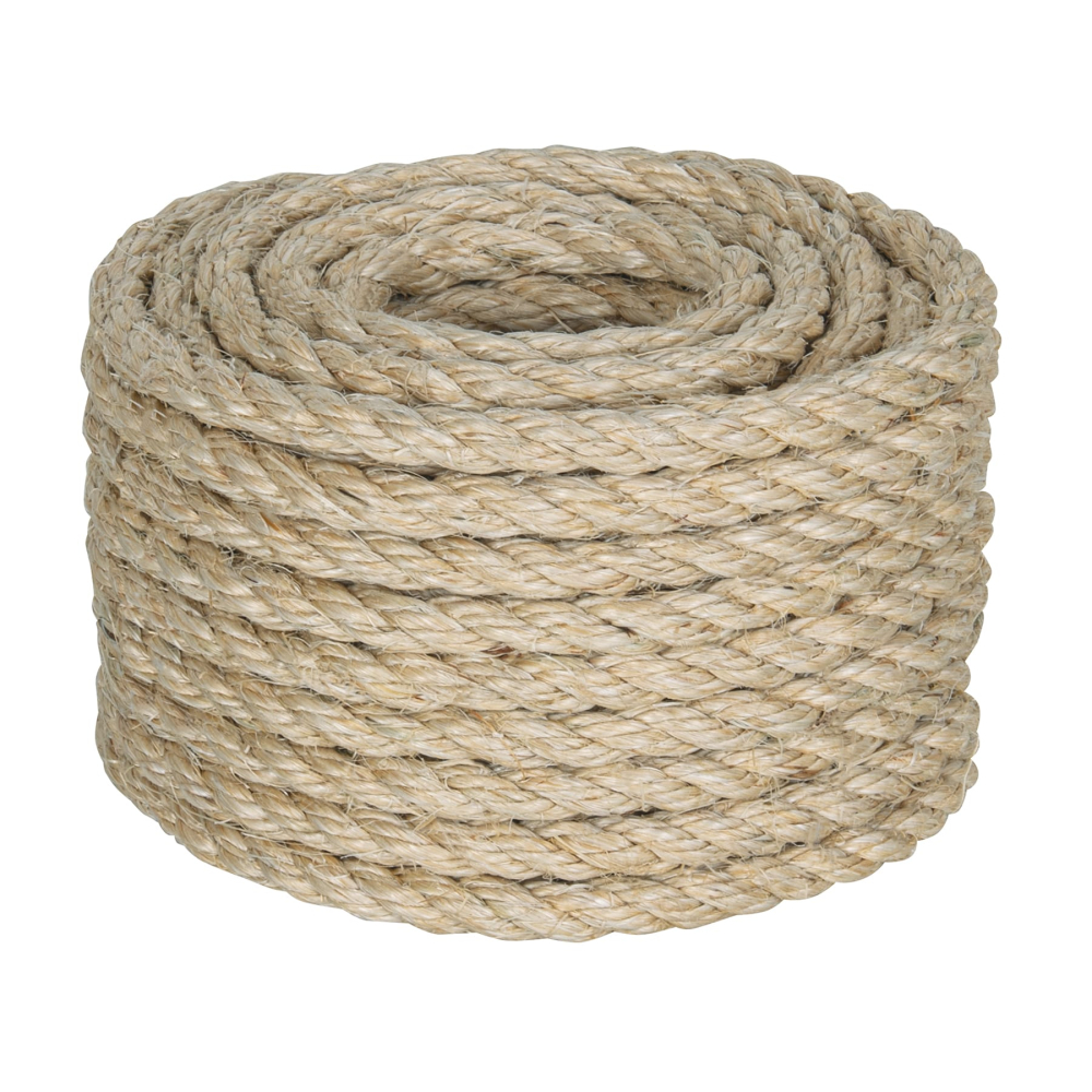 Piola de Sisal de 10 mm x 15 m natural, FIERO PIO-1015S