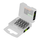 Estuche con 5 puntas torx T15 largo 1', Truper Expert PUDE-5115