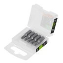 Estuche con 5 puntas torx T25 largo 1', Truper Expert PUDE-5125