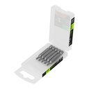 Estuche con 5 puntas torx T15 largo 2', Truper Expert PUDE-5215