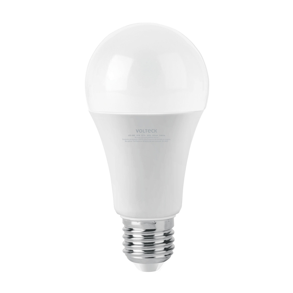 Lámpara LED A19 14 W (equiv. 100 W) luz de día, caja Volteck LED-100F