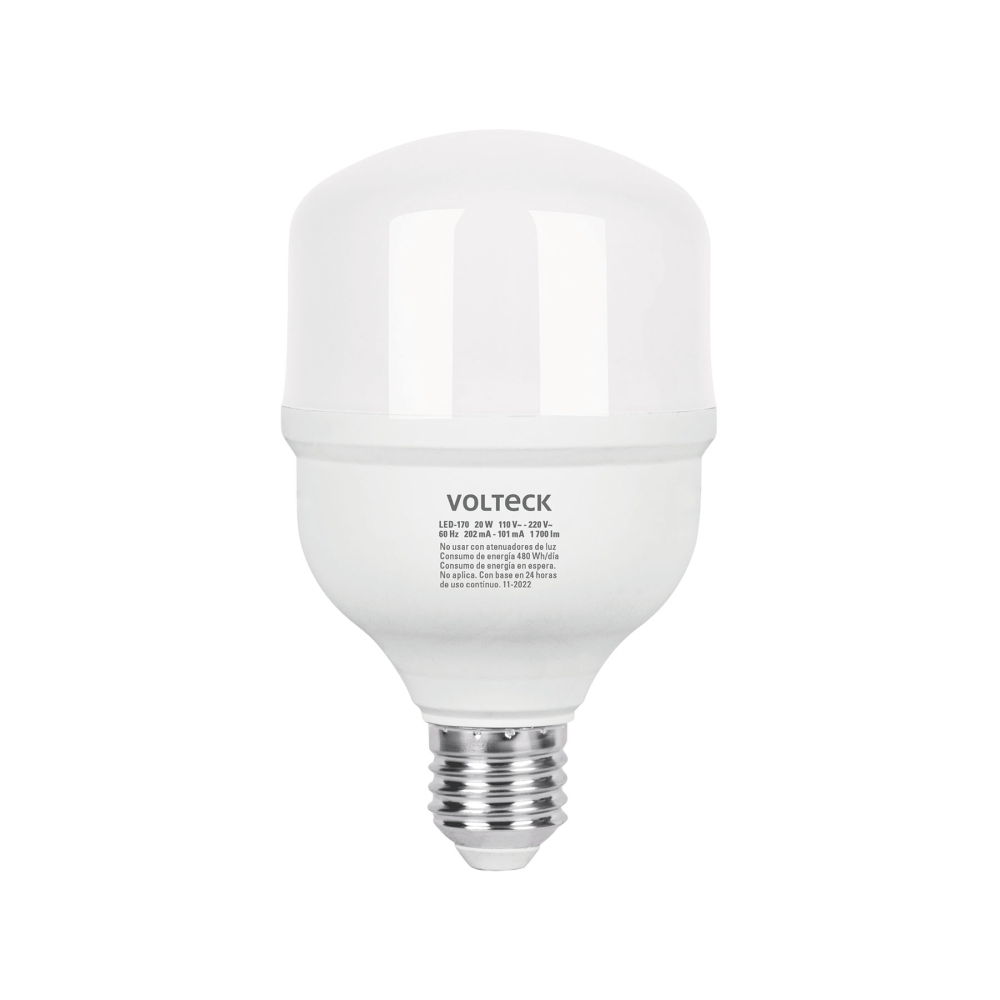 Lámpara LED alta potencia 20 W (equiv. 170 W), luz de día LED-170
