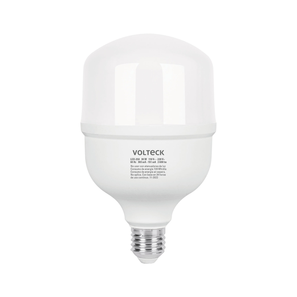 Lámpara LED alta potencia 30 W (equiv. 250 W), luz de día LED-250