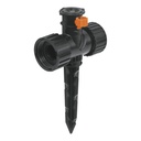 TRUPER, 30 m² (300sq. ft) two-way 3' plastic mini sprinkler ASMI-360