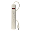 Multicontacto 16 AWG uso rudo con 6 entradas, Volteck MUL-6