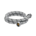 Manguera para boiler, acero inox, 3/4'x3/4', 100 cm, Foset FBO-34100X