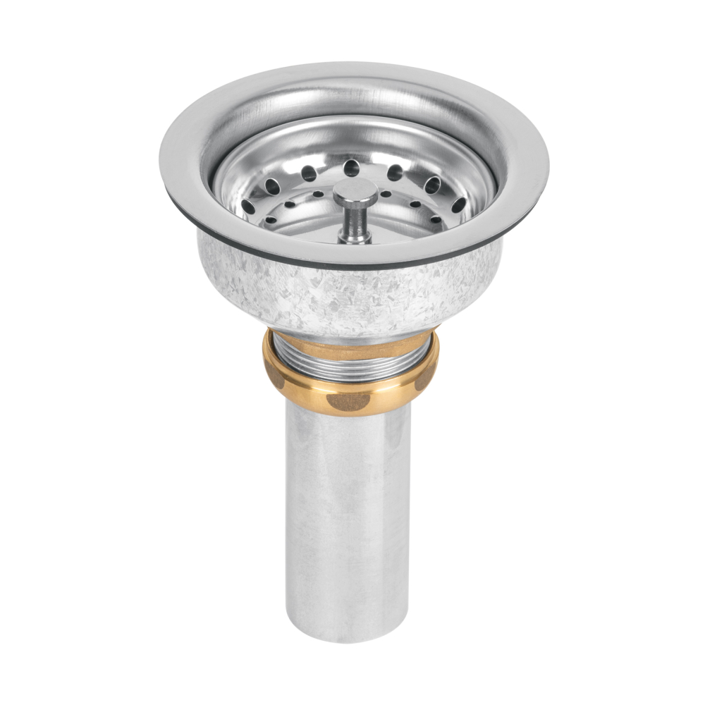 Contracanasta 3-1/2' inox, instalafácil, tubo inox, FOSET CO-827