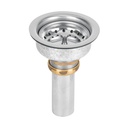 Contracanasta 3-1/2' inox, instalafácil, tubo inox, FOSET CO-827