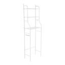 Mueble organizador blanco para baño con 3 repisas, Foset OWC-3