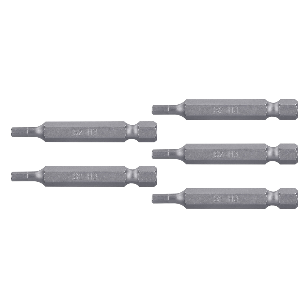 Estuche con 5 puntas hexagonales de 3 mm largo 2', Expert PUDE-7203