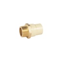 Adaptador macho de CPVC 1-1/4' con inserto de latón, FOSET CPVC-654