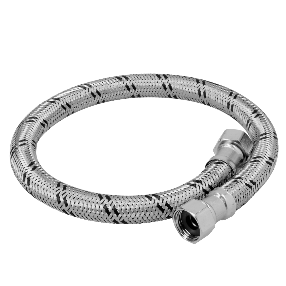 Manguera para boiler, acero inox, 1/2'x1/2', 60 cm, FOSET FBO-2260X