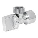 Llave angular 1/2', 1/4 de vuelta, roscable, FOSET ANG-01
