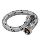 Manguera para boiler, acero inox, 3/4'x3/4', 40 cm, Foset FBO-3440X