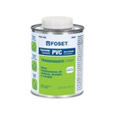 Cemento p/PVC, transparente, baja presión, lata 500ml, FOSET PPVC-500