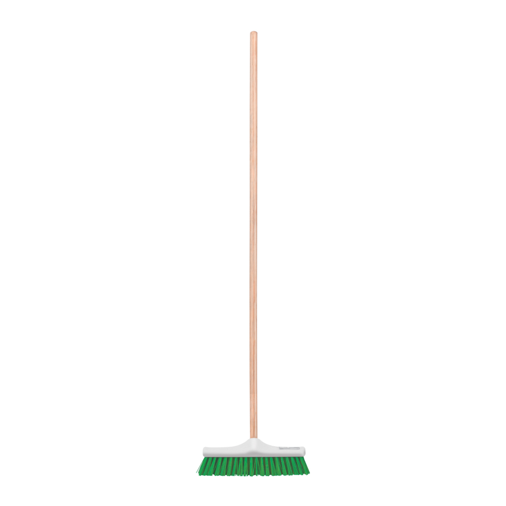 Cepillo industrial cerda rígida de 30 cm, bastón de madera CEPI-30