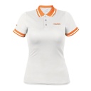 Playera polo performance para mujer, blanca, G, Truper DRY-BD-G