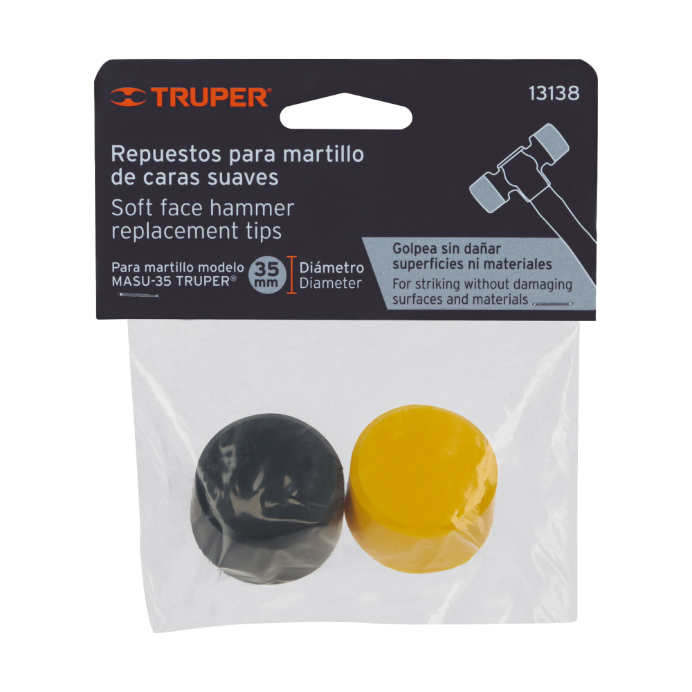 Caras de repuesto para MASU-35, Truper REP-MASU35