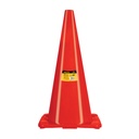 Cono de precaución de 70 cm de PVC, Pretul CONO-70P