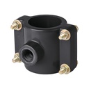 Abrazadera para toma domiciliaria PP 2' x 1/2', Foset ATD-2